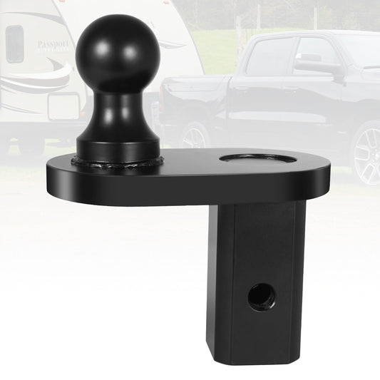 GNXA4085 Gooseneck Ball Extender - 4" Offset Hitch Ball Extension Compatible with B&W Turnoverball Gooseneck Trailer Hitches 20000 lbs GTW/5000 lbs VTW, 2-5/16" Ball Diameter