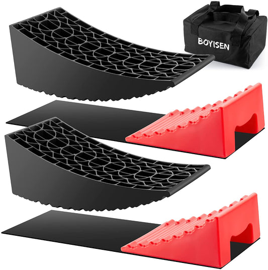 BOYISEN Camper Levelers RV Leveling Ramp Kit Pack of 2